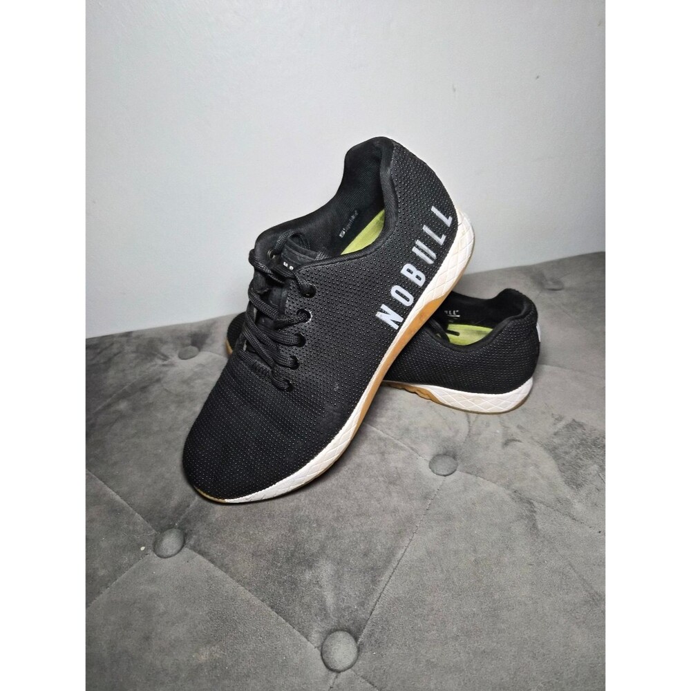 Nobull Men's Black and White Trainers